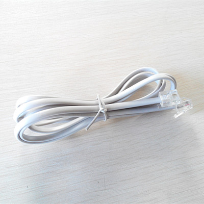 原裝高品質1.5米貝吉色2芯6P2C電話線 連接穩定，應用廣泛